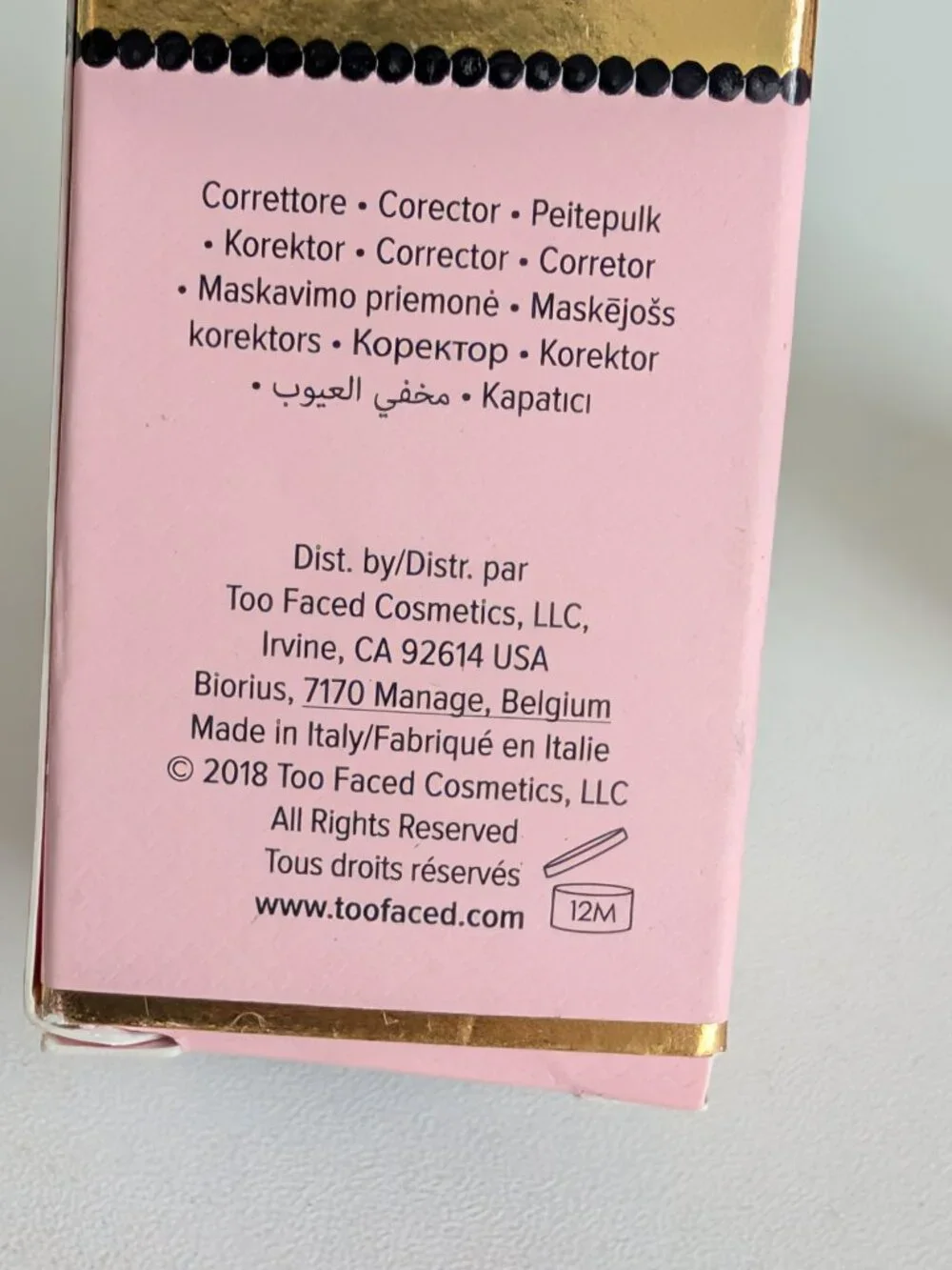 Too Faced Born This Way Super Coverage Multi-Use Sculpting Concealer GOLDEN 15ml